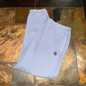 PINK by Victorias Secret Periwinkle Premium  Fleece Slim‎ Sweatpants Size Small